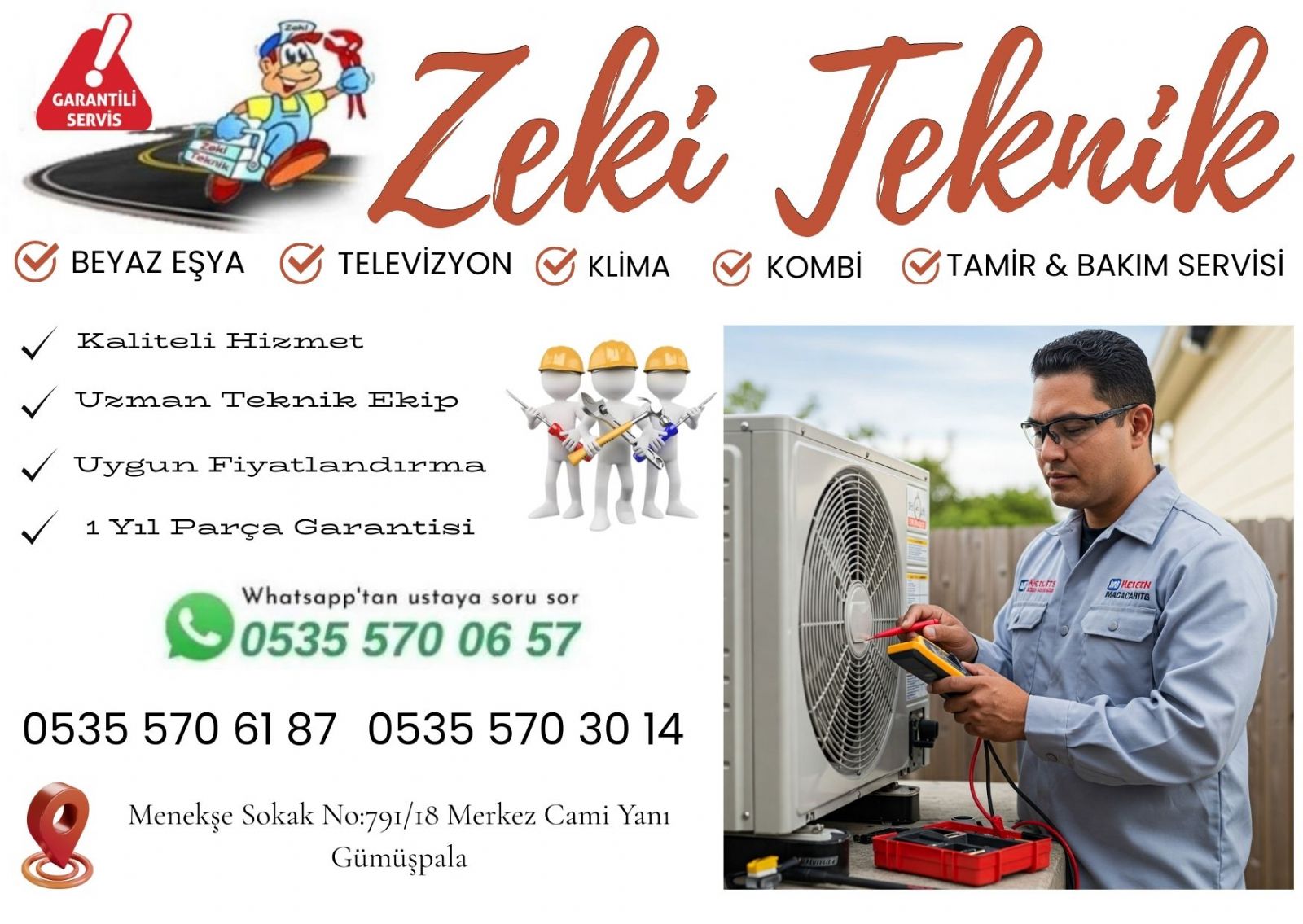 Gümüşpala Beko Klima Servisi